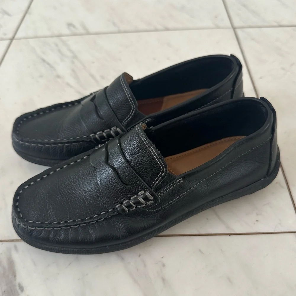 Flag LTD Boys Turbo Leather Penny Driver Loafers